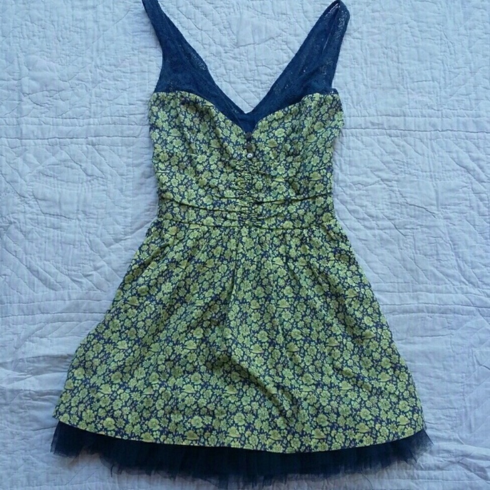Free People Floral Print Sun Dress ☀️🌱🌼